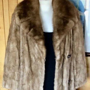 ORECK'S Duluth Mink Coat- Autumn Haze ~ Mid-Length ~ Size Med~Bust 38"~Gorgeous!